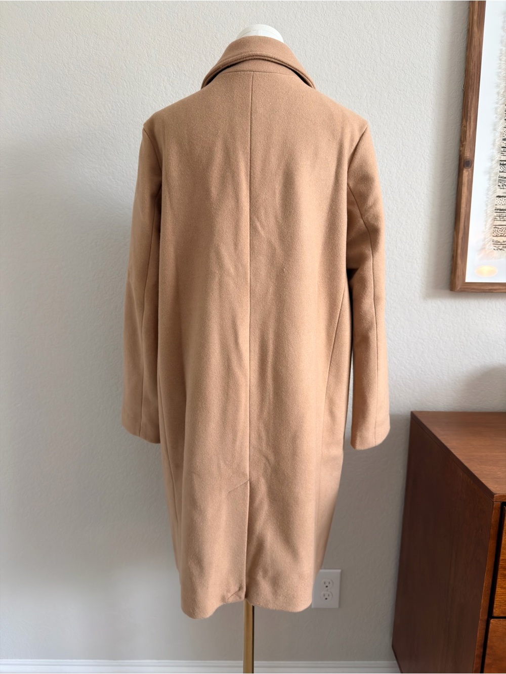 NWT GAP Camel Tailored Coat – Size Medium - Picture 7 of 12